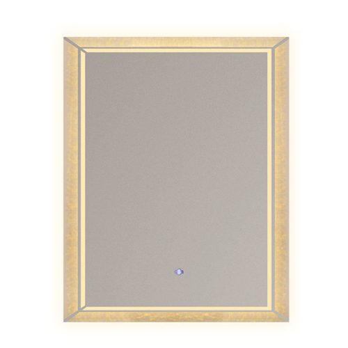 Welland Type-E05 LED tükör - LED tükör - fényerő + színhőfok állítás + páramentesítő + óra - 60 x 80 cm