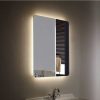 Welland Luxury-Line Jinzor LED tükör - fényerő + színhőfok állítás + páramentesítő + óra - 60 x 80 cm