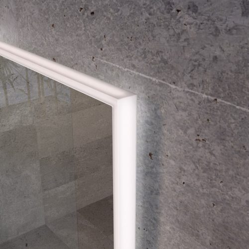 Welland Luxury-Line Sidlux LED tükör - fényerő + színhőfok állítás + páramentesítő + óra - 70 x 90 cm