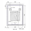 Welland Type-20V LED tükör - fényerő + színhőfok állítás + páramentesítő + óra - 70 x 90 cm