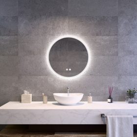   Welland Alpha LED tükör - fényerő + színhőfok állítás + páramentesítő - Ø 60 cm