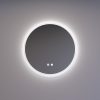 Welland Alpha LED tükör - fényerő + színhőfok állítás + páramentesítő - Ø 60 cm