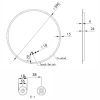 Welland Alpha LED tükör - fényerő + színhőfok állítás + páramentesítő - Ø 60 cm