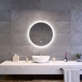   Welland Alpha LED tükör - fényerő + színhőfok állítás - Ø 60 cm
