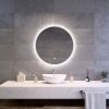 Welland Alpha LED tükör - fényerő + színhőfok állítás - Ø 70 cm