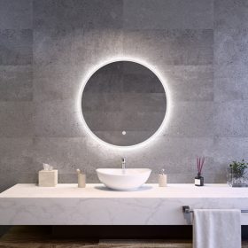   Welland Alpha LED tükör - fényerő + színhőfok állítás - Ø 70 cm