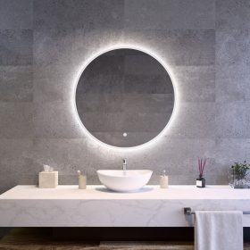   Welland Alpha LED tükör - fényerő + színhőfok állítás - Ø 80 cm