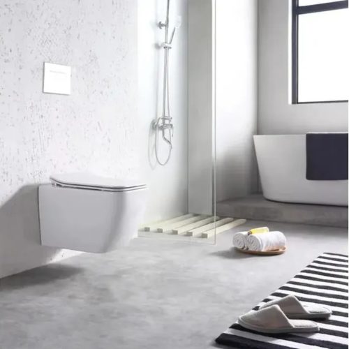 Welland Cono Rimless fali WC csésze + soft-close slim WC ülőke