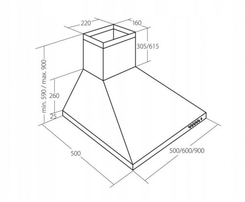 Akpo Classic páraelszívó - arany színben