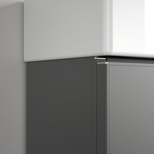 Welland Pico fürdőszobabútor + mosdókagyló + szifon - 40 cm (szürke)