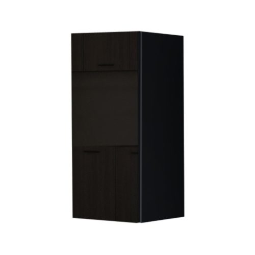 Venezia Alius A31 fürdőszobabútor szett + mosdókagyló + szifon (magasfényű fekete)