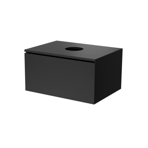 Venezia Alius A34 fürdőszobabútor szett + mosdókagyló + szifon (matt fekete)