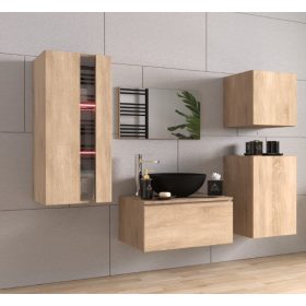   Venezia Alius A35 fürdőszobabútor szett + mosdókagyló + szifon (sonoma tölgy)