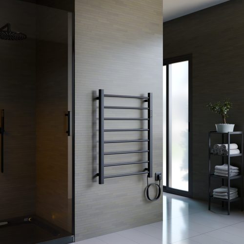 Design radiátor digitális termosztáttal - NERO Italia