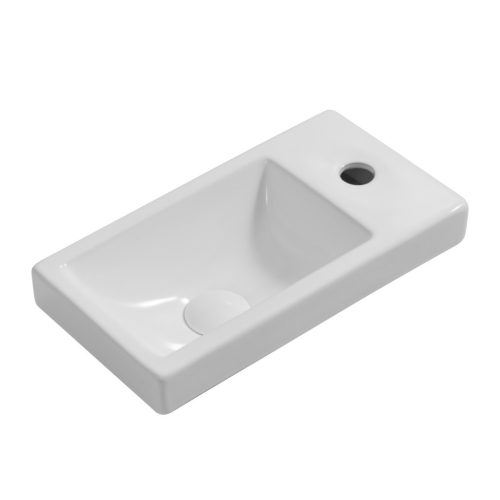 Intenso fürdőszoba alsószekrény mosdókagylóval - 40 cm (magasfényű fehér)