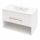 Intenso fiókos fürdőszobai mosdószekrény - 80 cm (magasfényű fehér)