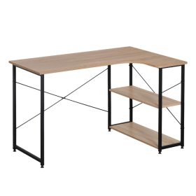   Intenso Compact íróasztal / számítógépasztal polcokkal - 120 cm