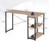Intenso Compact íróasztal / számítógépasztal polcokkal - 120 cm