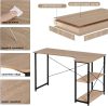 Intenso Compact íróasztal / számítógépasztal polcokkal - 120 cm