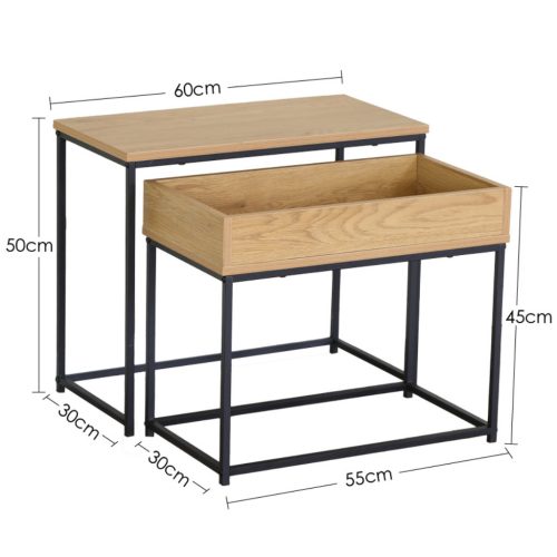 Intenso Compact dohányzóasztal / éjjeliszekrény szett
