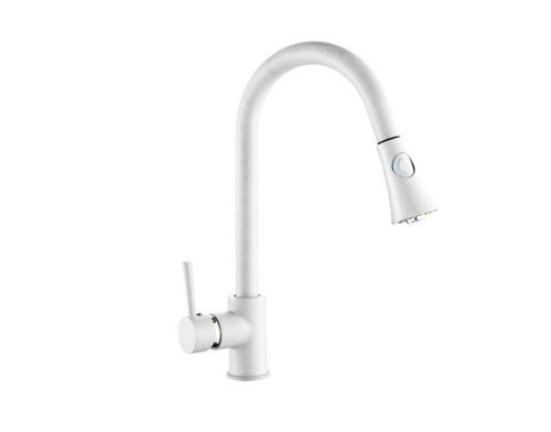 Granit-Mosogato-NERO-Grande-Snake-csaptelep--adagolo-feher