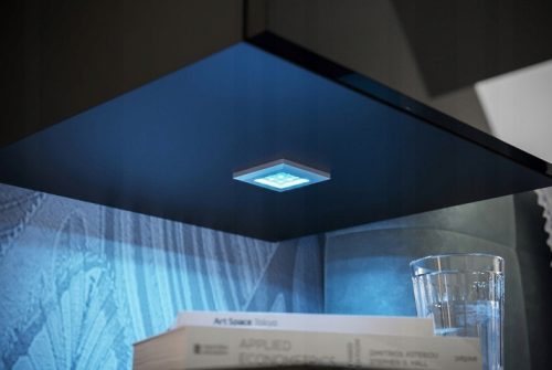 LED világítás kék színben - 2+4 fénypont
