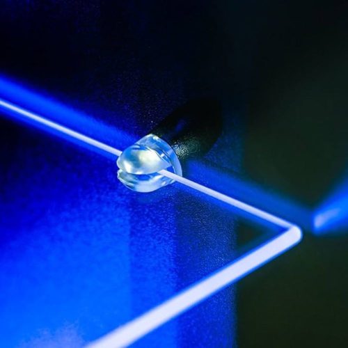 LED világítás kék színben - 2+4 fénypont