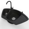 Granit-sarok-mosogato-Compact-Deco-csaptelep-adagolo-fekete