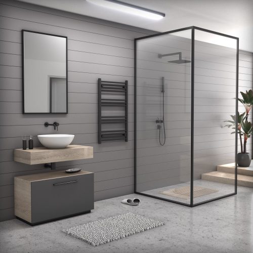 Törölközőszárító radiátor - 75 x 100cm