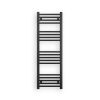 törölközőszárító radiátor 40 x 120 cm (Fekete)