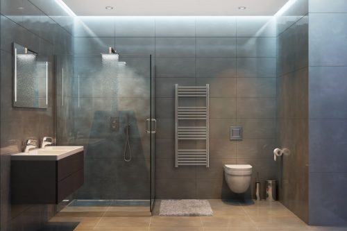 Törölközőszárító radiátor 50 x 120 cm - Nero Italia (króm)