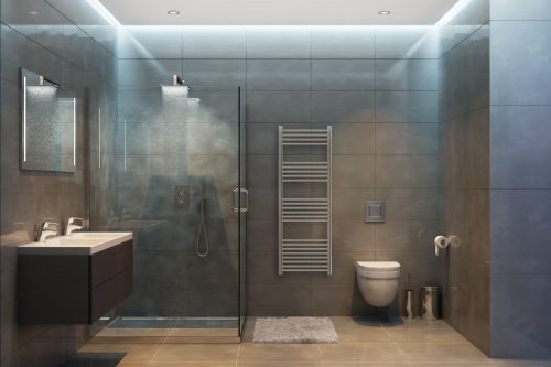 Törölközőszárító radiátor 50 x 140 cm - Nero Italia (króm)