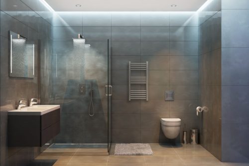 Törölközőszárító radiátor 40 x 70 cm - Nero Italia (króm)