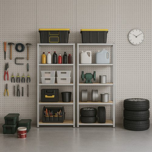 Intenso fém polc- 175 x 75 x 30 cm (5 polc)