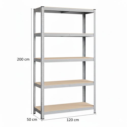 Fém polc 200 x 120 x 50 cm