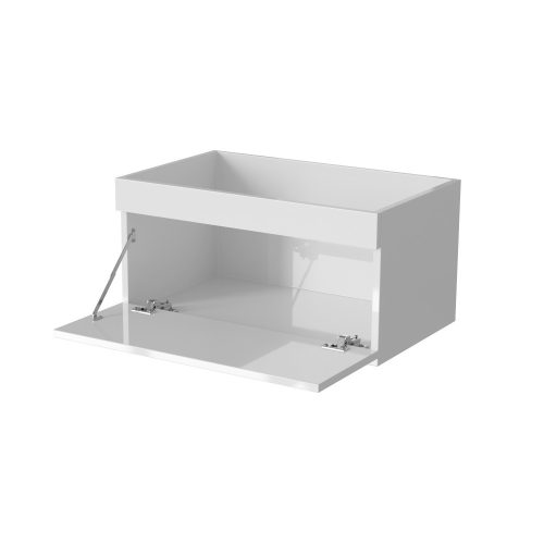 Venezia Dream I. fürdőszobabútor szett + mosdókagyló + szifon - 80 cm (fényes fehér)