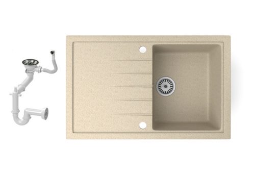 Gránit mosogatótálca bézs színben akciós áron