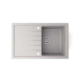 Gránit mosogatótálca szürke színben