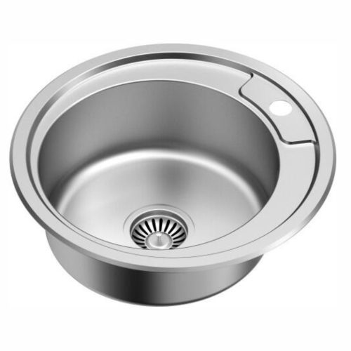 Acél mosogatótálca Nero Italia H490 + szifon