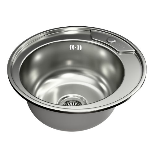 Acél mosogatótálca Nero Italia H490 + szifon