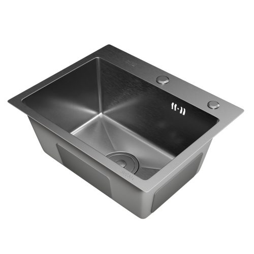 Acél mosogatótálca Nero Italia HS5040 + szárítókosár + szifon