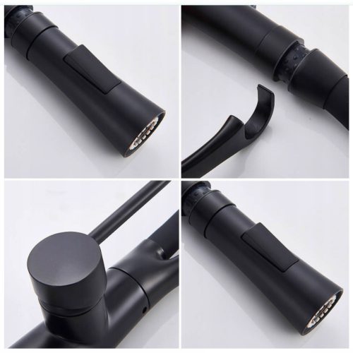 Welland Duo-Flex Multifunkciós Csaptelep - Fekete