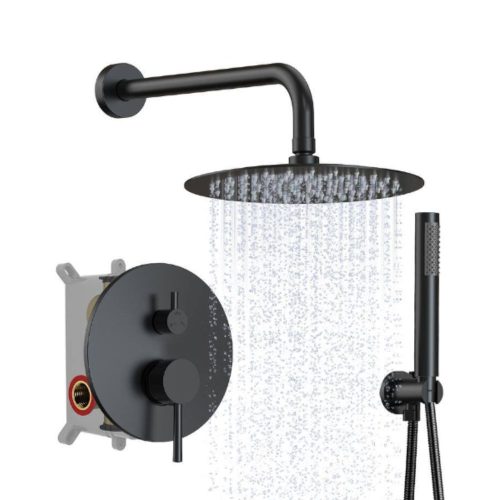 Welland Wall-Pro-2 falsík alatti zuhanyrendszer - fekete