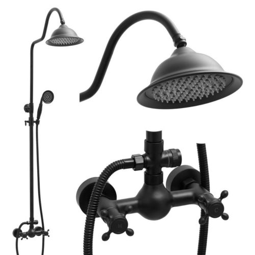 NERO Italia Vintage retro zuhanyszett csapteleppel