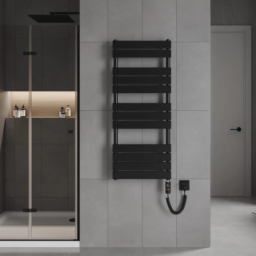 Design radiátor NERO Italia Largo - 50 x 120 cm (fekete)