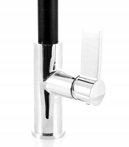 Gamma Linea mosogató csaptelep - kihúzható fej - (fekete)