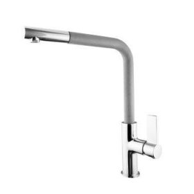   Gamma Linea mosogató csaptelep - kihúzható fej - (szürke)