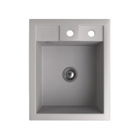 Gránit Mosogatótálca Parma  szifon készlettel szürke színben