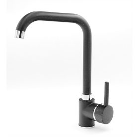 Gamma Steel Mosogató Csaptelep  Fekete szemcsés színben