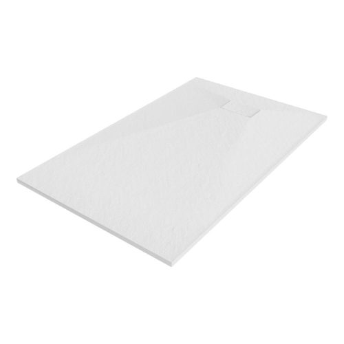 Kőhatású zuhanytálca - 90 x 170 cm - fehér